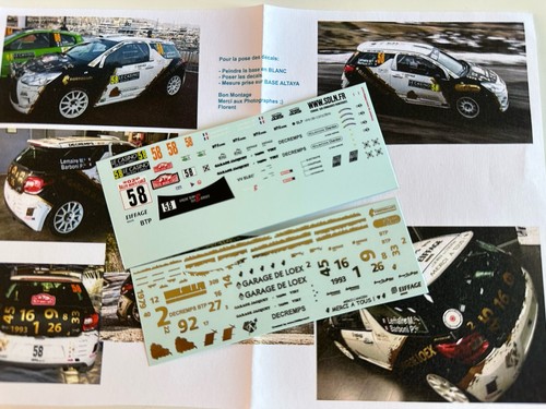 Decal citroën ds3 n 58 - 43,