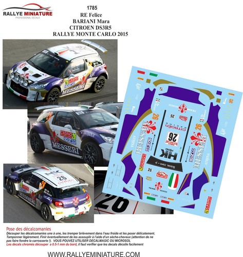 Decals ref 1785 citroen - decals,